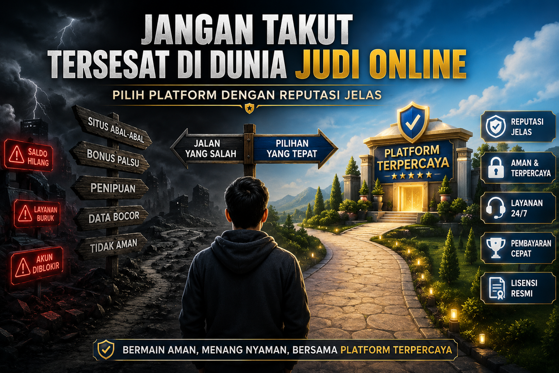 Jangan Takut Tersesat di Dunia Judi Online, Pilih Platform Dengan Reputasi Jelas